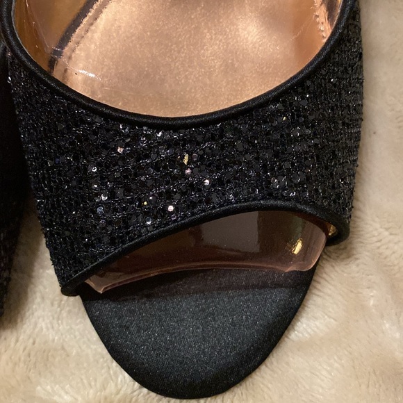 Nina Black Glitter Shoes New With Box - Picture 8 of 9